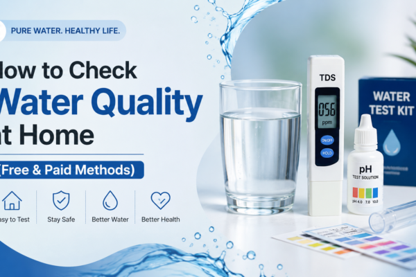 How to Check Water Quality at Home (Free & Paid Methods)