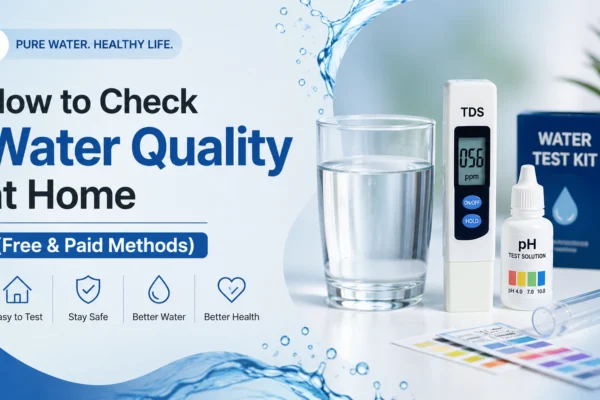 How to Check Water Quality at Home (Free & Paid Methods)