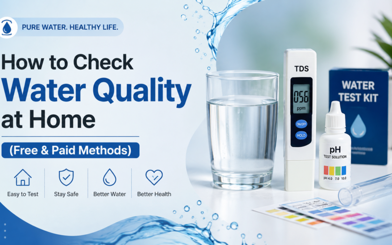 How to Check Water Quality at Home (Free & Paid Methods)