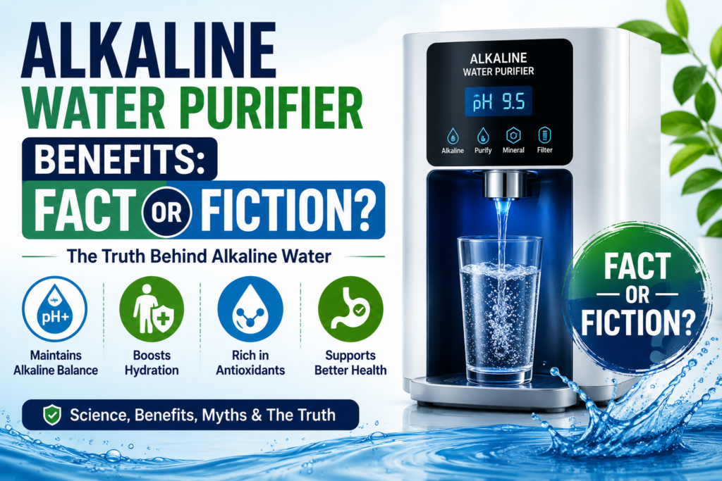 Alkaline Water Purifier Benefits: Fact or Fiction